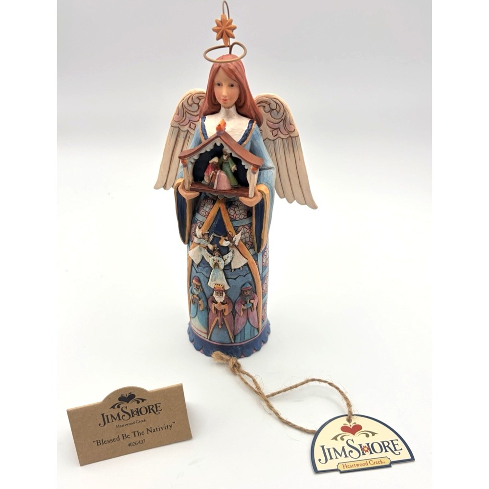 Jim Shore Blessed Be The Nativity Christmas 2011 Angel Figurine 4026437 no box